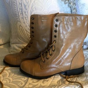 Tan Combat Boots
